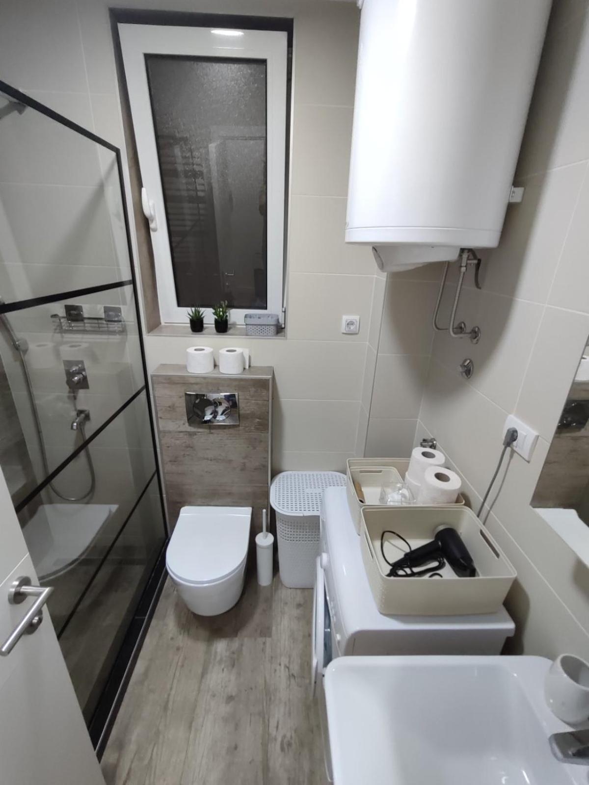 Appartamento City Lights Lux Belgrado Esterno foto