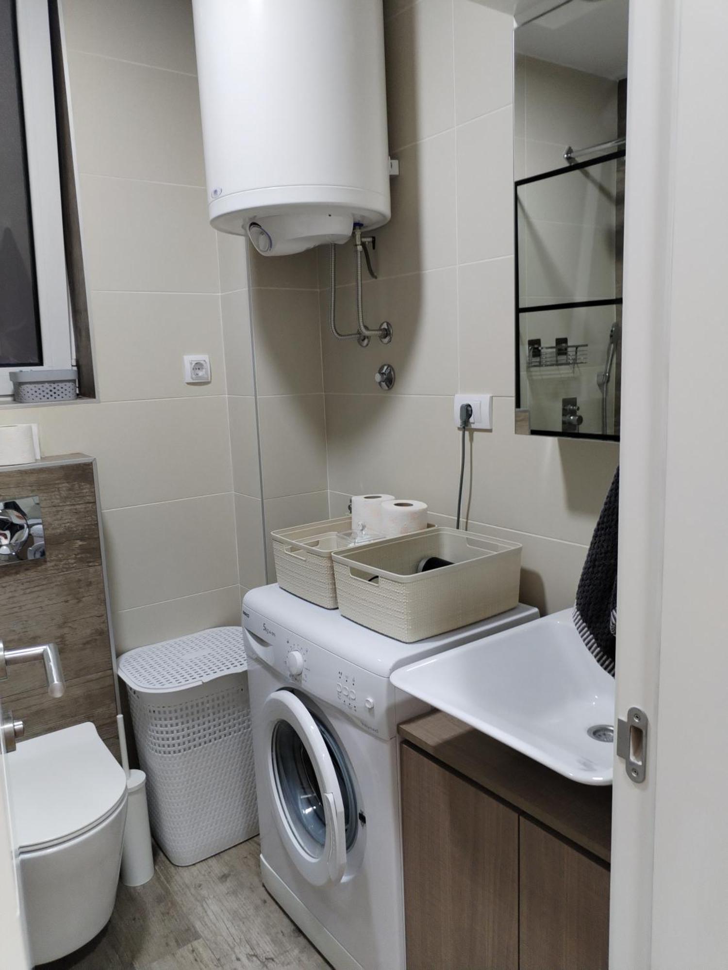 Appartamento City Lights Lux Belgrado Esterno foto