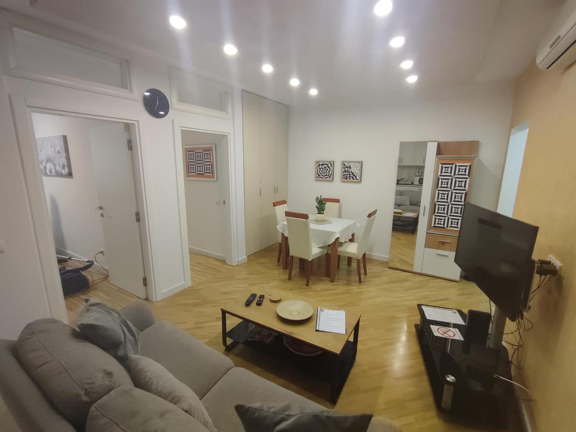 Appartamento City Lights Lux Belgrado Esterno foto